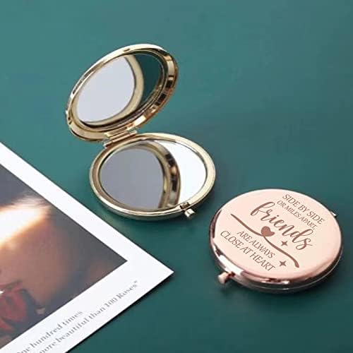 Eteeral Jinamin 2 komada Good Friends Compact Makeup Mirror - rođendanski pokloni za žene, Dan zaljubljenih