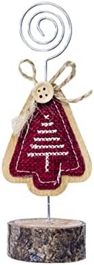 Choir Ornament Božićni ukras pribor za posjetnice držač kreativnog drvenog kovanog gvožđa Nosač
