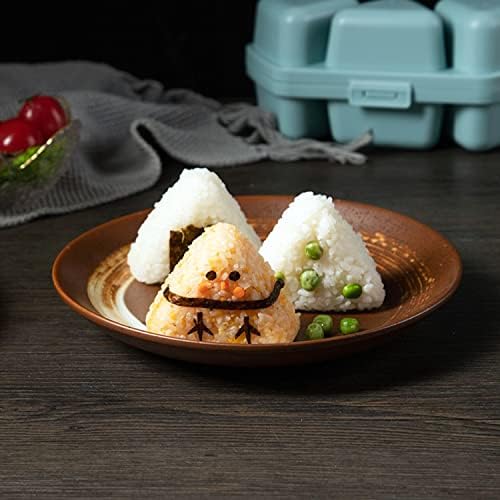 Sunormi Troangle sushi kalup 6 odjednom šupljina Press Onigiri Rice Balls Maker Ne-Stick sushi proizvođač