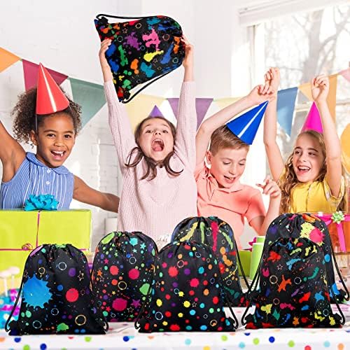 32 kom Glow Party torbe s vezicama Glow Party favorizira neonske torbe za rođendanske poslastice Candy