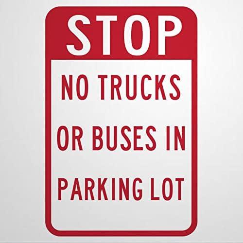 Znakovi upozorenja Zastanite bez kamiona ili autobusa u parkiralištu Sigurnosni znak 2 kom.