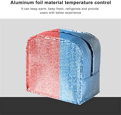 WYKDD Tote Torbe za hranu vodootporne najlonske prenosive patentne zatvarače termalne Oxford torbe