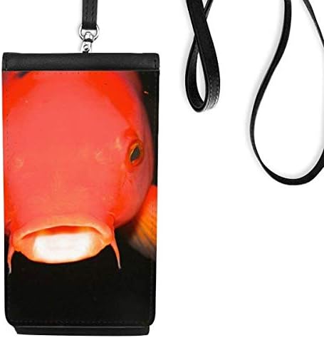 Morski organizam crvena riba životinjski telefon novčanik torbica viseći mobilni torbica crnog džepa