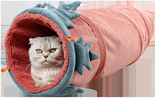 Comeone CAT tunelski krevet s prostirkom, iskočite srupljivu cijev sa ogrebotinama, interaktivnom igračkom,