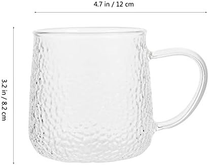 Cabilock Dvostruka Staromodna Staklena Čaša Čaša Za Mlijeko Kristalna Šolja Za Čaj Čaša Za Vodu Topla Hladna Pića Šolje Dekorativne Šolje Za Piće Za Kućnu Kuhinju Staklena Šolja Za Kafu Sa Duplim Zidom