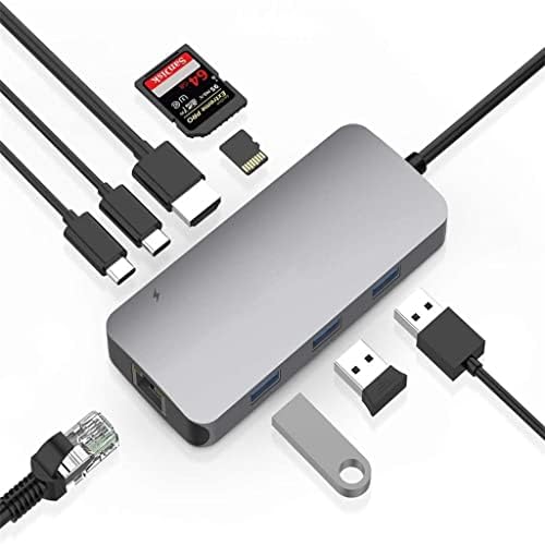 LLAMN USB HUB na multi USB 3.0 Adapter Dock za M1 Pro Air Accessories USB-C tip C SD TF Splitter