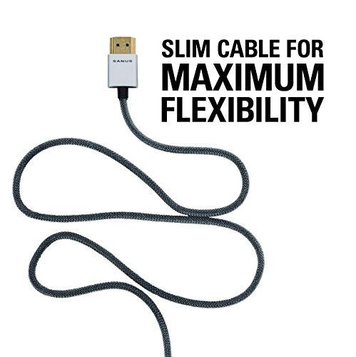 Sanus Super Slim 8 'HDMI kabel - 8 stopa - 18 Gbps Podržava velike brzine pune 1080p, 4K, ultrahd,