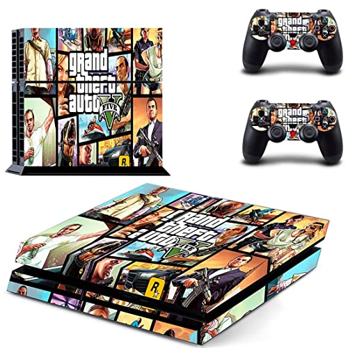 Za PS4 normalne igre Grand GTA Theft i auto PS4 ili PS5 skin naljepnica za PlayStation 4 ili 5 konzolu