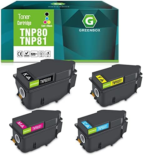 GREENBOX TNP80 TNP81 TNP - 80 TNP-81 TNP81K TNP81C TNP81Y Tnp81m kompatibilni Toner kertridž visokog kapaciteta,