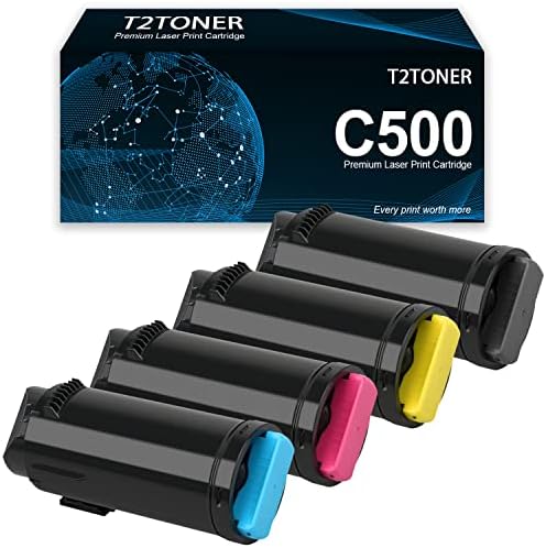 T2toner prerađeni C500 Toner zamjena za Xerox VersaLink C500 C505 C500N C505N C500dn C505dn Printer.4PK