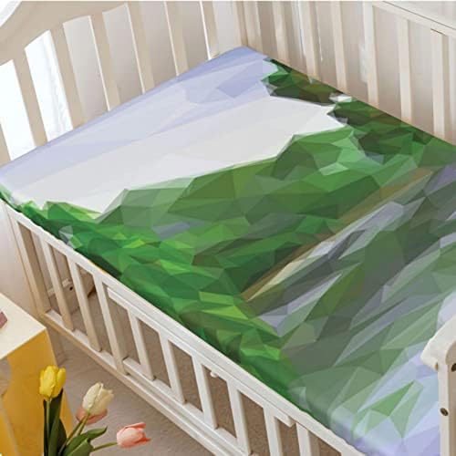 Pejzažni tematski izgrađeni listovi sa krevetima, prenosivi mini krevetić ultra meki materijal - dječji