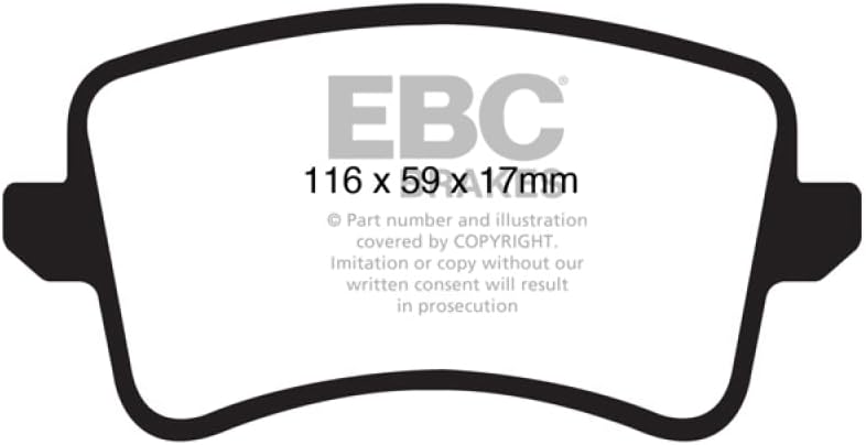EBC kočnice DP31988C Redstuff keramička kočiona podloga sa niskom prašinom