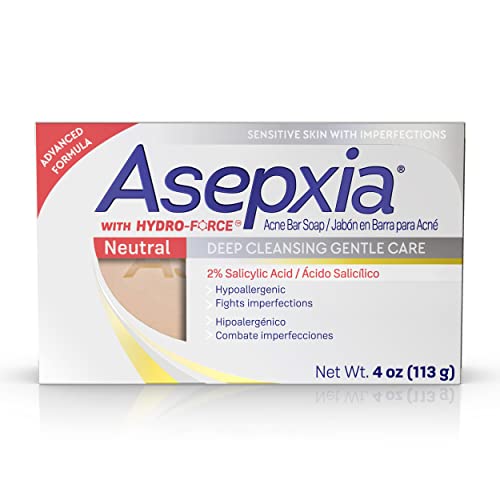 Asepxia Deep Cleansing Gentle Care acne Treatment hipoalergeni sapun sa salicilnom kiselinom, 4 unce