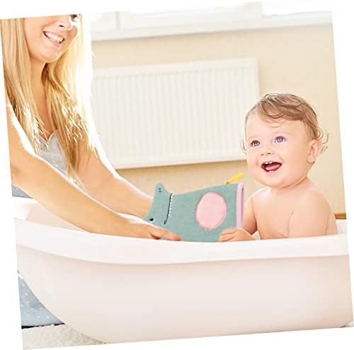 Toyvian dječji kupac ručnik za bebe kupatilo za djecu Dječje kupatilo Spužva Dječji mitteni za bebe mitts perite