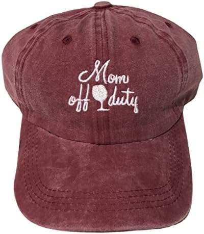 Mama šešir | Slatka, smiješna zabavna bejzbol kapa - mama rođendanski pokloni iz Daughera i sina