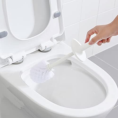 GUOJM WC četkica WC držač četkica za kućnu katu-stop-stop četkica za čišćenje kupaonica s dugim ručicama