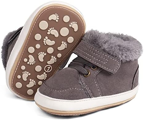 ESTAMICO dječje cipele zimske plišane gumene čizme sa vezicama