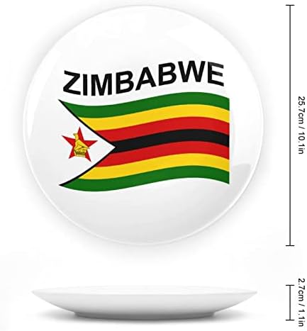 Zastava države Zimbabve Keramička koštana Kina Dekorativne ploče sa postoljećim ormarima za večeru