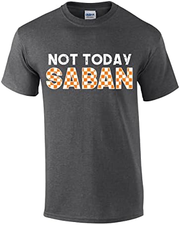 Muška Tennessee Tshirt TN Orange Checker ne danas Saban Funny pobijediti Alabama Fudbal kratki