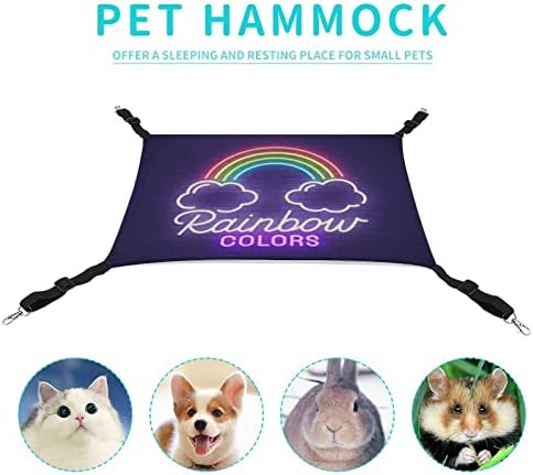 Krevet za mačke Rainbow kavez za kućne ljubimce viseća mreža prozračna viseća garnitura za