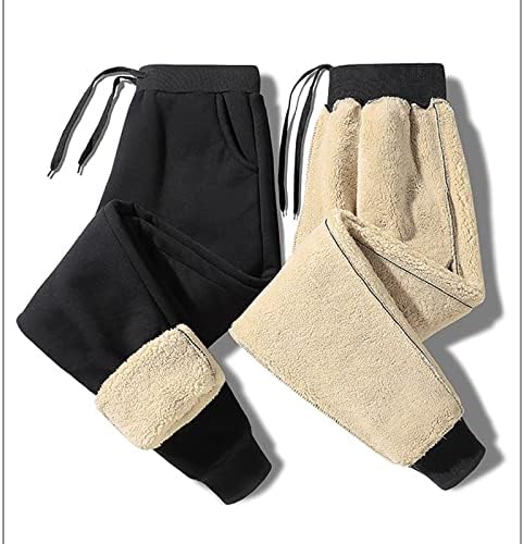Trenirka za muškarce kašmir podstava Legging tople pantalone elastični struk vezica Sport Casual pantalone
