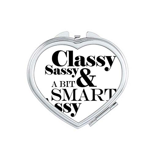 Klasična sassy & malo pametni assy quote zrcalno putne uvećanje prenosne ručne džepne šminke