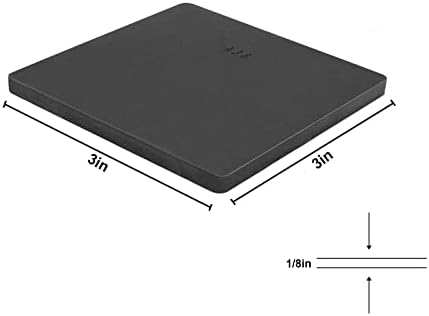 6pack 1/8 toplo valjana čelična ploča A36 čelični lim 3in x 3in kvadratni čelik od SALUINOKI