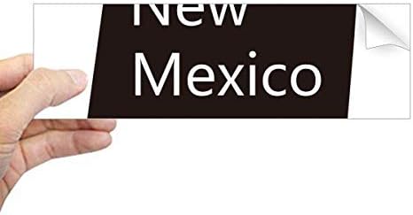 Diathinker New Mexico USA Mapa silhouette pravokutni branik naljepnica za notebook prozor naljepnica