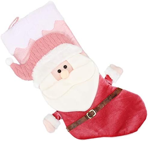 Aboofan 1pc Božićno čarapa Dekorativna čarapa Privjesak poklon kesica bombona za skladištenje torbice za zabavu