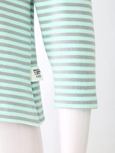 Loyan Kids Boys 'Girls' Fleece obložene termalne košulje nacrta majica dugih rukava majica s