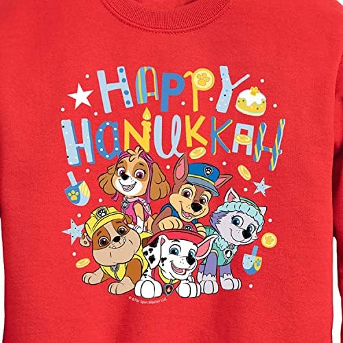 Hibridna odjeća - Paw Patrol - Happy Hanukkah - Toddler i Omladinska posada Fleece Dukserice