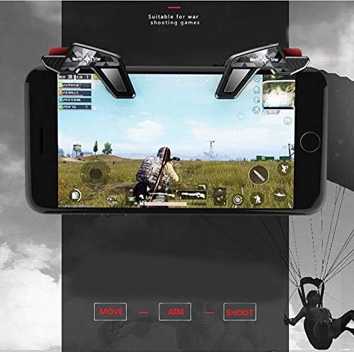 Mobile Game Controller, Belons cellphone game Triggers, Sensitive Shoot Aim L1R1 Joysticks for PUBG/Knives