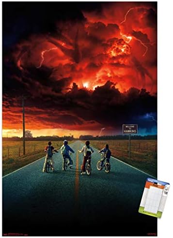 Trendovi Međunarodni Netflix Stranger Things: Sezona 2-Ključni Art Wall Poster, 22.375 x 34, Premium Poster