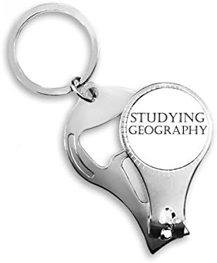 Kratka fraza studira geografiju prstena za nokte na noktima ključeva za ključeva