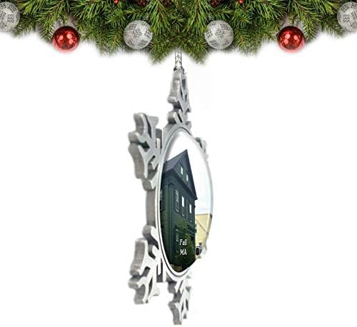 Umsufa Fall River Lizzie Borden kuća Massachusetts SAD Božić Ornament Tree Decoration Crystal Metal