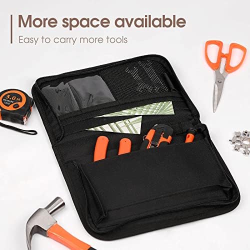 Komični stil Bi-Fold Tool Organizator držača Džepne multifunkcijske tkanine prenosne torbe za alat Zip