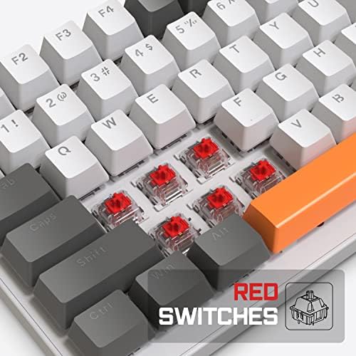K3 Mehanički igrački tastatura 98 Ključevi optički linearni crveni prekidač Chroma RGB retro metalna