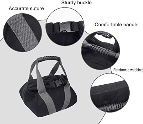 Fdit trening dizanja tegova torba sa peskom 12oz Canva fitnes vreća sa peskom sa ergonomskom