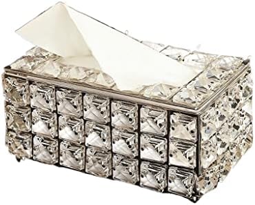 Srebrno kristalno tkivo kutija Kristalno kocke za raspršivač salveta Dijamantne pjenaste kutije