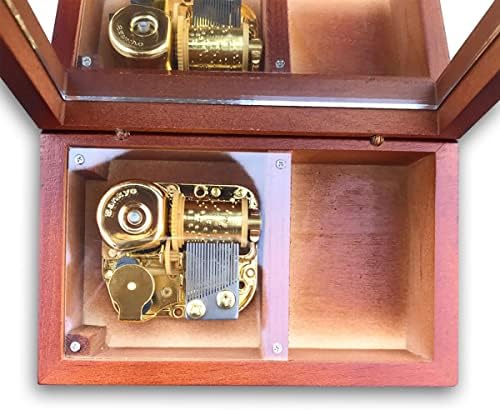 Binkegg Igra [Theme Star-Wars] Brown Antiqued Lock Drvena kutija za nakit Muzička kutija sa sankyo