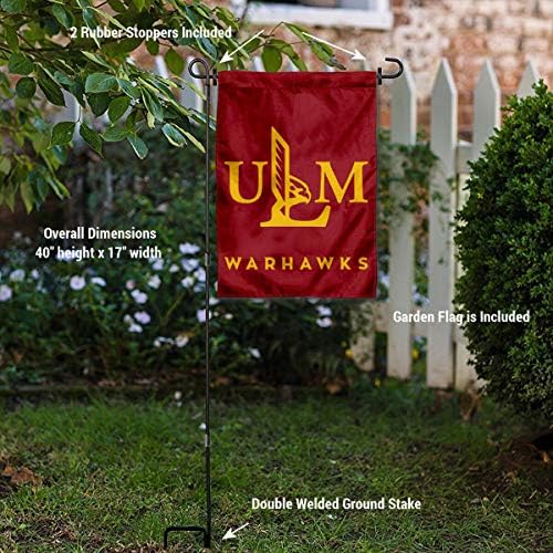 Louisiana Monroe Warhawks Ulm Garden Zastava i držač za stalak za zastavu