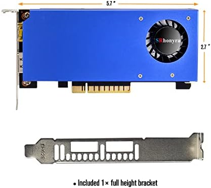 Srhonyra RX550 Namjenski grafički kartice AMD Radeon GPU 4G GDDR5 128bit Video kartica 6000MHz DVI Dual link HDMI