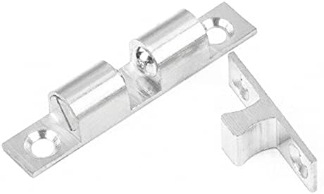 1pcs 40/50/60 / 70 mm srebrne perlice za zaključavanje vrata Spring Clip Ormar vrata hvata srebrni dvostruki
