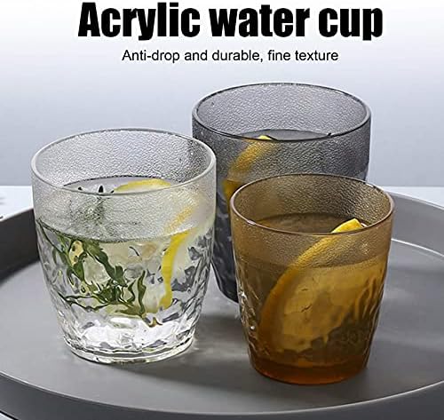 01 Clear Čaše, plastične čaše za višekratnu akrilnu šalice za piće za piće 200ml Pi za piće za piće male za studente
