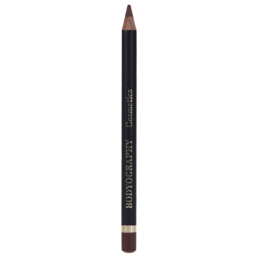 BODYOGRAPHY: kremasta olovka za usne : tamnocrvena drvena vodootporna salonska šminka sa kokosovim uljem, Vitamin
