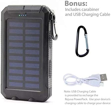 BoxWave Power Bank kompatibilan sa Sharp Z3-Solar Rejuva PowerPack , solarnim napajanjem Backup