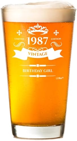 36. rođendanski pokloni za žene 1987 - čaša za pivo, najbolji prijatelj rođendanski pokloni za ženu Sretan
