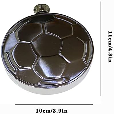 Svjetski kup fudbalski bacač okrugli kolač od nehrđajućeg čelika Ogledalo Polirani set vina boca za piće
