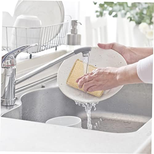 Hanabass 6pcs Spužva za čišćenje sunđera za kućanstvo Očistite ručnike Loofah posuda za posudu za višekratnu
