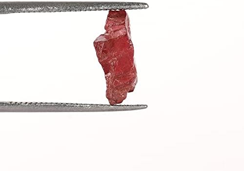 Prirodni grubi afrički sirovo afrički crveni granat 3,85 CT Izlječenje kristala